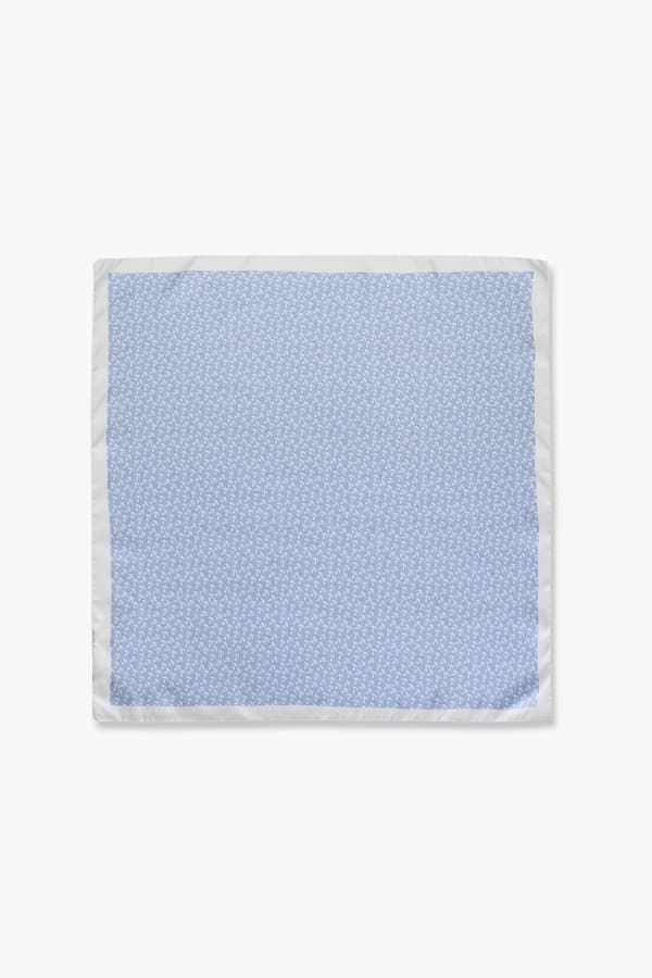 실크 사이드 스퀘어 301 블루 스카프