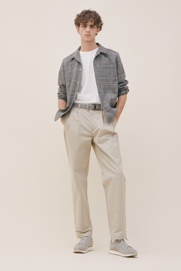 CABOURG 소가죽 스웨이드 스니커즈