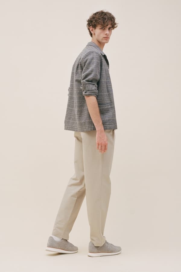 CABOURG 소가죽 스웨이드 스니커즈