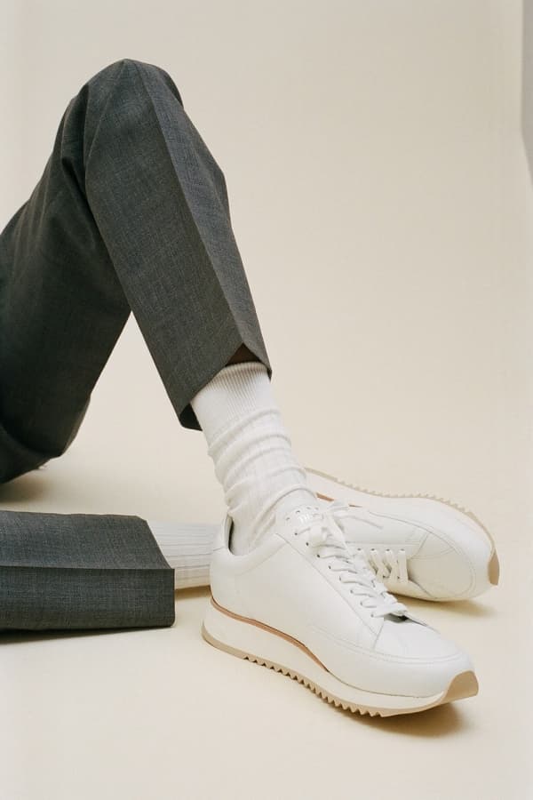 CABOURG 램스킨 나파 101 아이보리 스니커즈
