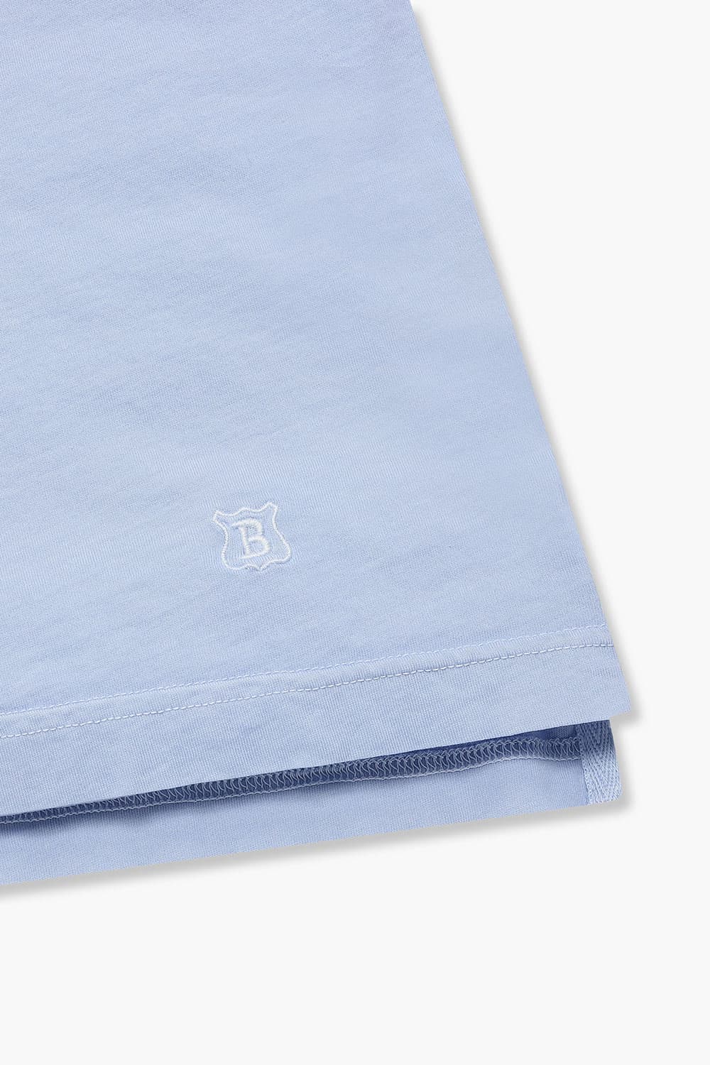 코튼 폴로 101 라이트블루 긴소매 티셔츠