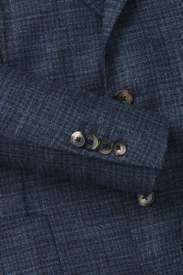 울 플란넬 체크 테일러드 자켓 GSH3516H351601