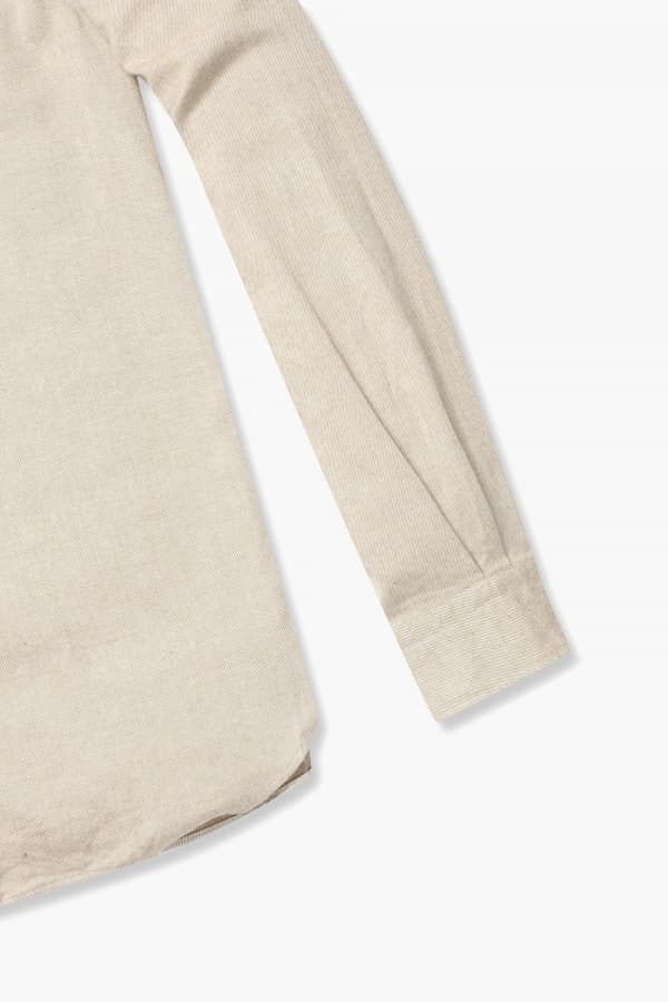 코튼 베이직 플란넬 301 베이지 셔츠