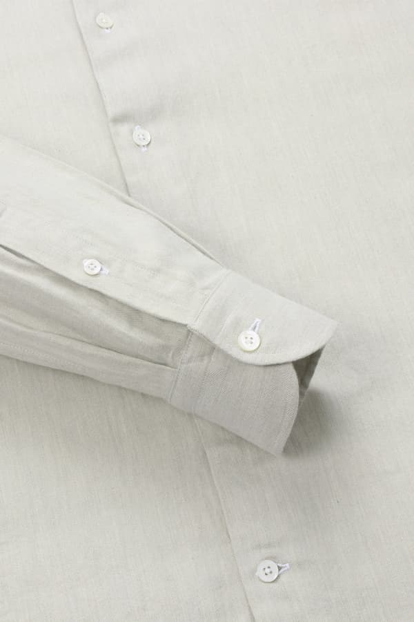 코튼 베이직 플란넬 310 라이트그린 셔츠