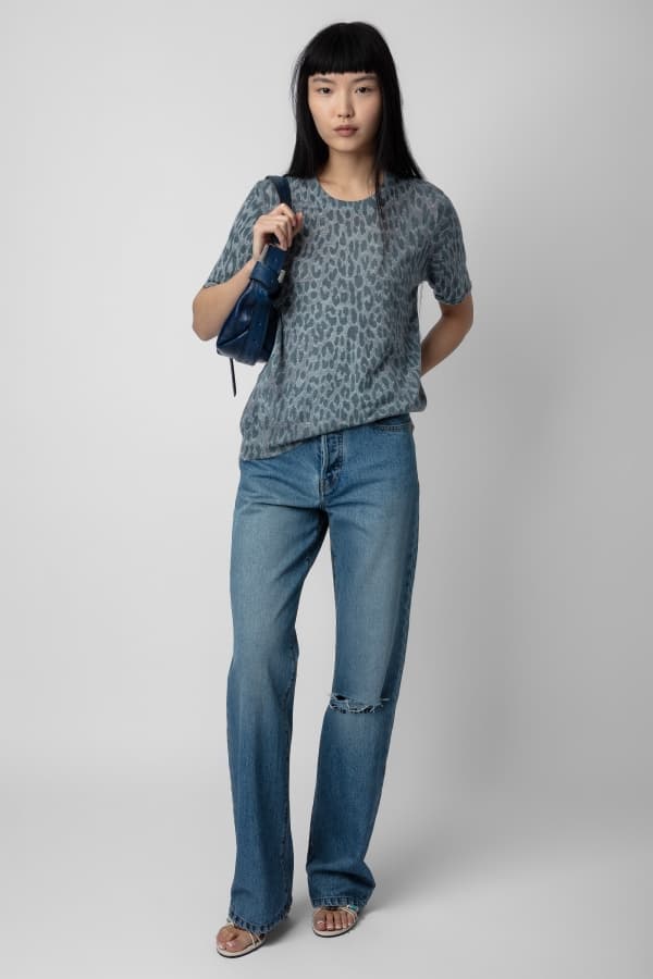 Evy Cut Denim Pants