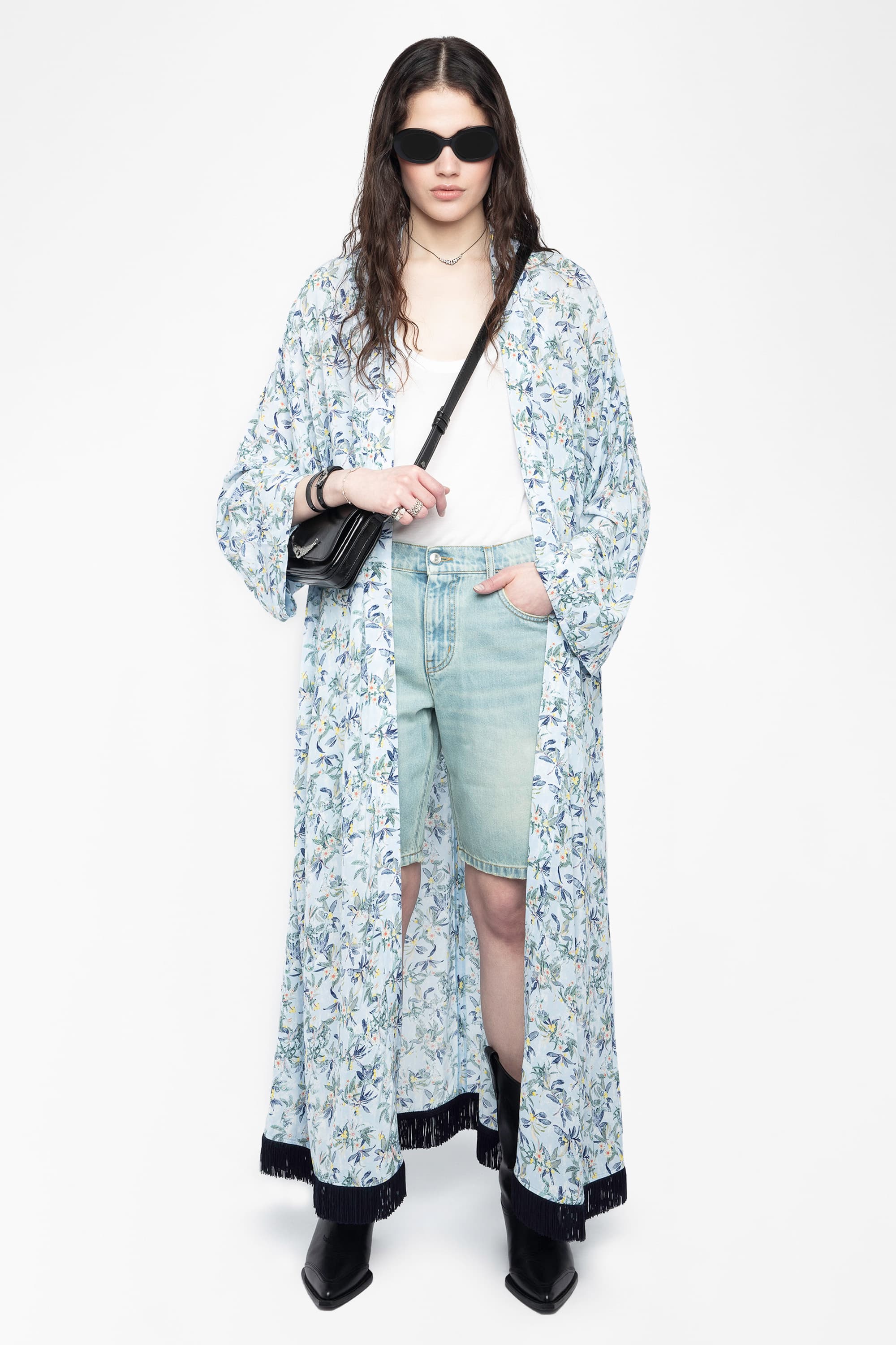 Kimono Flower Cardigan